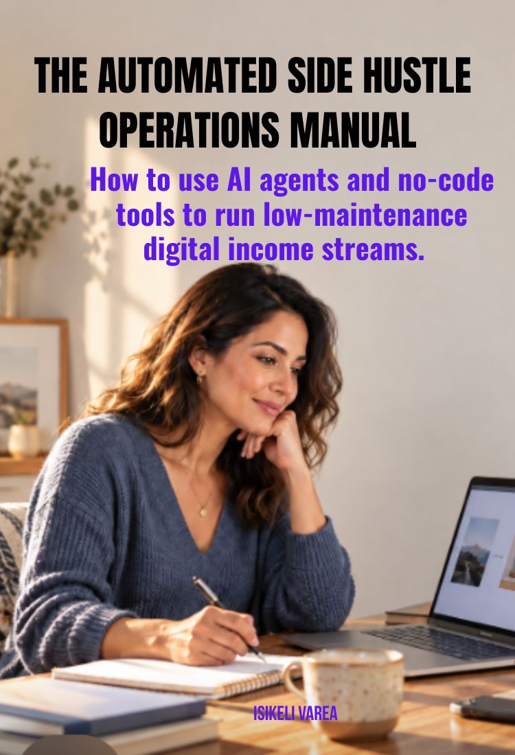 The Automated Side Hustle Operations Manual cover by Isikeli Varea